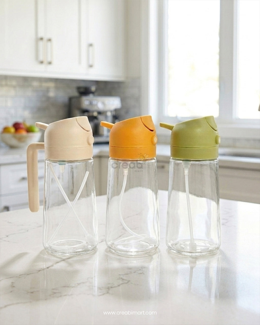 2-in-1 Oil Sprayer & Dispenser – Smart, Mess-Free Cooking Essential