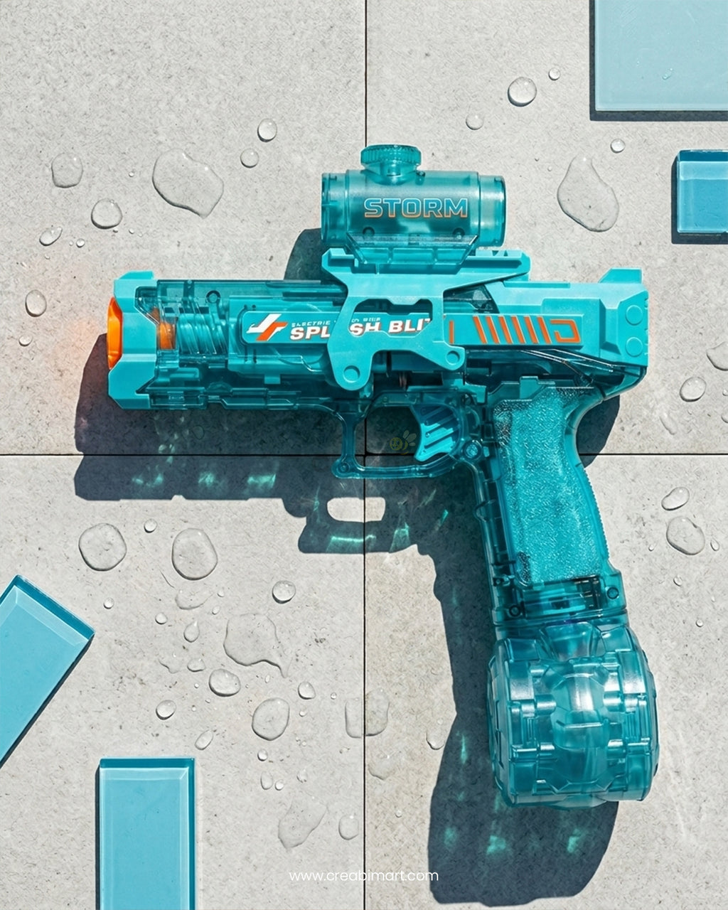Electric Water Gun with LED Flash Light